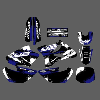 Background Team Graphics Decals Kit For Yamaha YZ85 YZ 85 2002-2012 2013 2014 • $87.99