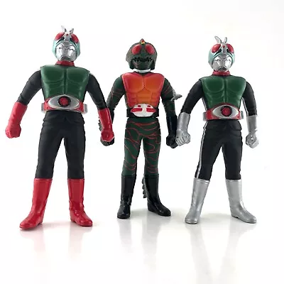 Kamen Rider Soft Vinyl 5 Inch Set Of 3 Vintage Style  • $16