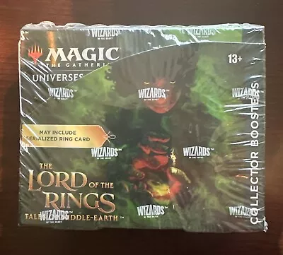 1 MTG Magic The Gathering Lord Of The Rings Collector Booster Box - Sealed • $410