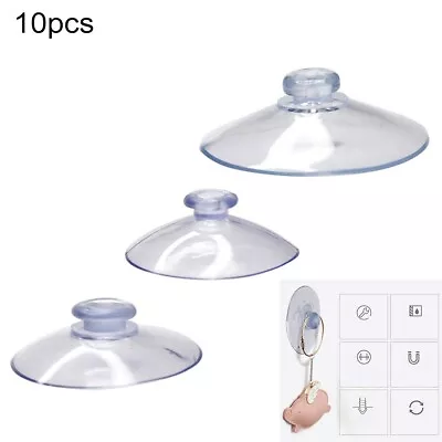 10pcs MiniStrong Suction Cup Non-Slip Suckers Pads Glass Table Sucker Mat • $6.54