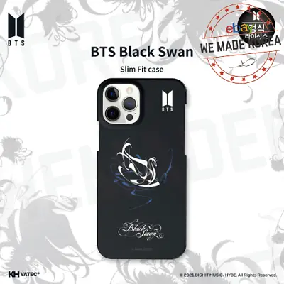 BTS Black Swan Slim Fit Cellphone Case Cover Official K-POP Authentic Goods • $34.11