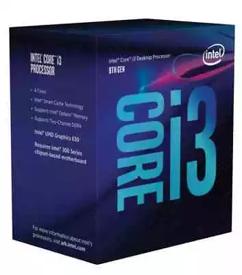 Intel SR3N5 I3-8100 3.6GHz 6MB Cache Quad Core Processor • $29.99