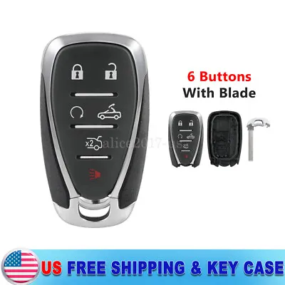 For 2016-2020 Chevrolet Camaro Convertible Smart Remote Key Fob Case Shell Cover • $16.39