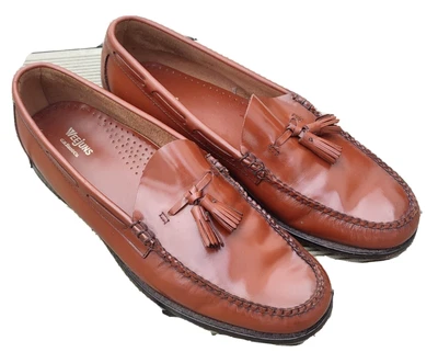 £21.80 • Buy G H Bass Brown Tassel Loafers 11