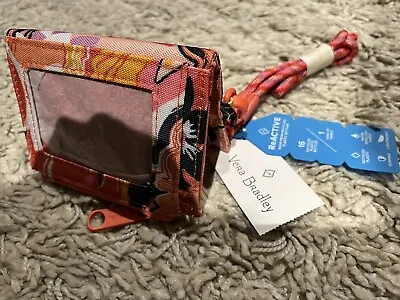 Vera Bradley Lanyard Rose Agate 27731-X52 NEW From ReActive RFID Card Case • $10