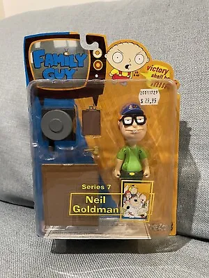 Neil Goldman Family Guy Green Shirt Action Figure MIB 6  Inch Series 7 Mezco Toy • $61.50
