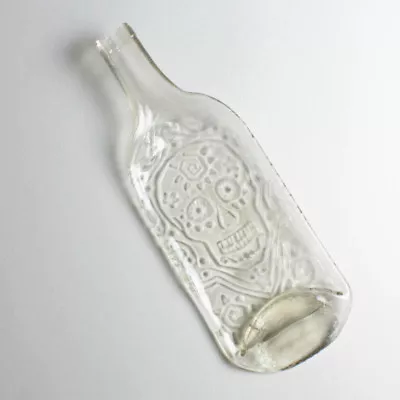 $39.98 • Buy Sugar Skull Bottle Slump Mold #GM213 - Glass Fusing