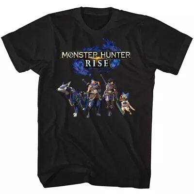 Monster Hunter The Whole Crew Black Gaming Shirt • $23.50