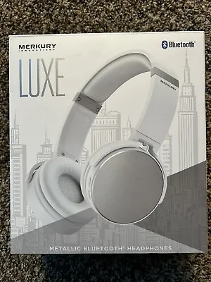 Merkury Innovations LUXE White Wireless  Bluetooth Headphones • $11.97