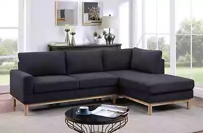L-Shaped White Sherpa Sectional Sofa With Right-Facing Chaise • $938.49