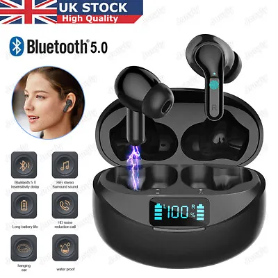 £17.99 • Buy TWS Bluetooth 5.0 Earbuds True Wireless Headphones Super Bass Waterproof Headset