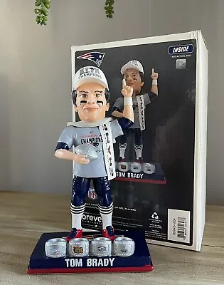 TOM BRADY New England Patriots 4x Super Bowl Ring Champion & MVP Bobblehead NIB! • $200