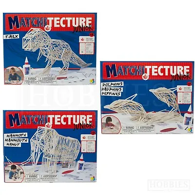 £21.04 • Buy Matchitecture Junior Matchstick Model Kits Wooden Modelling Match Craft