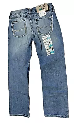 Ariat® Men's M7 Slim Fit Light Wash Straight Leg Jeans Size 30x30 NWT • $39