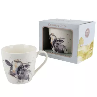 Country Life Dairy Cow Mug Jennifer Rose Collection • £10.99
