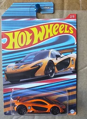 Hot Wheels 2022 RACING CIRCUITS  MCLAREN P1 [ORANGE] NEAR MINT CARD GOOD  • $19.95