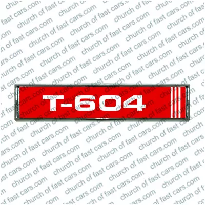  Chrome Badge #7037 To Suit T-604 Kenworth Truck Dash Or Interior  • $37