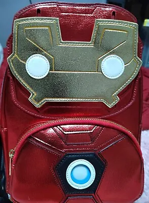  Loungefly X Marvel Iron Man Light Up Mini Backpack • £50