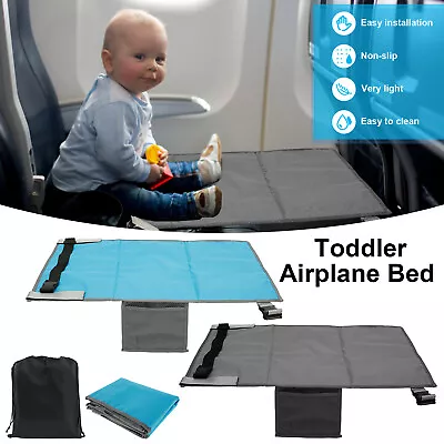$22.99 • Buy Kids Toddler Travel Bed Seat Extender Airplane Hammock Footrest Accessories New