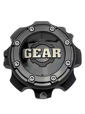 Gear Gloss Black/Chrome Logo Wheel Center Cap 1850L166-8H • $49.99