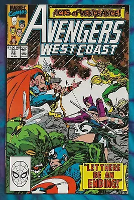 WEST COAST AVENGERS #55. Acts Of Vengeance Conclusion. 1990 Marvel. FREE S&H! • $7