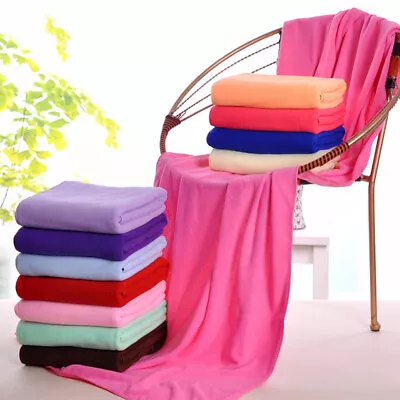 70x140cm Beach Towels Large Towel Bath Towel Shower Towel Comfort Absorbent * • $10.04