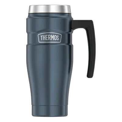 $34 • Buy NEW Thermos Stainless Steel King Travel Mug Slate 470ml