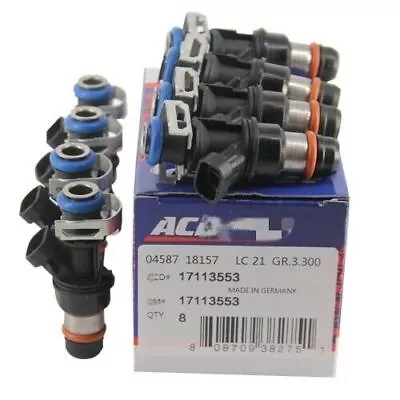 (8) Fuel Injector For ACDELCO 01-07 Chevy Silverado GMC 4.8L 5.3L 6.0L 25317628 • $42.99