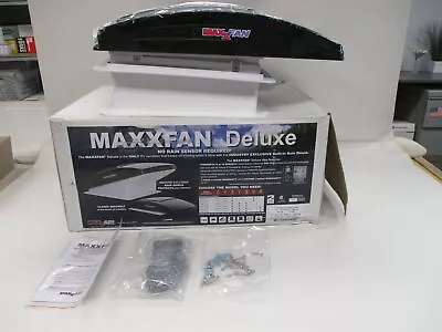 Maxxair Maxxfan Deluxe Camper Roof Vent W/ Remote Control Smoke 00-07500k Rv • $314.95