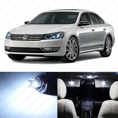 15 X White LED Interior Light Package For 2012 - 2015 Volkswagen VW Passat TOOL • $13.99