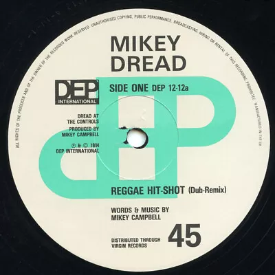 Mikey Dread - Reggae Hit Shot / Pave The Way - Used Vinyl Record 12 - K7819z • £14.54