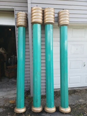 $320.63 • Buy Vintage 8' Round Columns From Movie Theater Art Deco Space Age Machine 