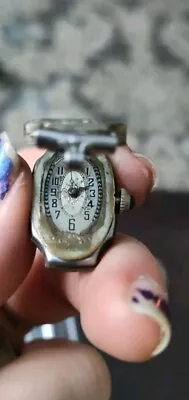 Marine Watch Company Buffalo Vintage Swiss Wristwatch NOT WORKING For Parts! • $18