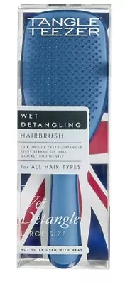 Tangle Teezer BLUE Large Wet Detangler Hairbrush Wet Long Thick Curly Paddle • £15.50