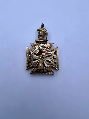 Antique Knights Templar Masonic Watch Fob • $85