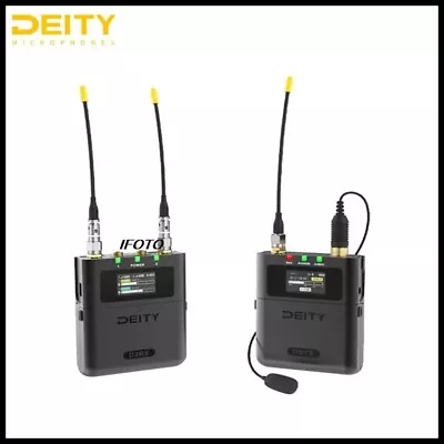 Deity THEOS Dual-Channel Digital U-Band Wireless Microphone Internal Timecode  • $339