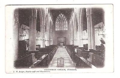 £8.12 • Buy Snettisham Church Interior Miss Willis 50 Dudley Road Grantham 1907
