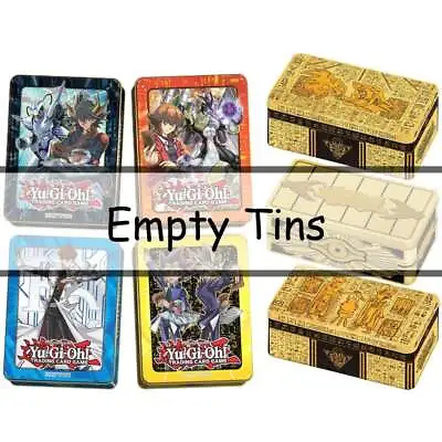 EMPTY YuGiOh Card Storage Tins | Choose Design Empty Collectors Tin Yu-Gi-Oh TCG • £5.45