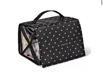 New -Mary Kay Travel Roll Up Bag Makeup Cosmetics- Heart Design Unfilled NIB   • $16