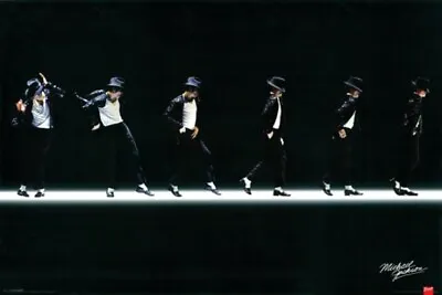 Michael Jackson Moonwalk Poster     Large 24  X 36  - New • $12