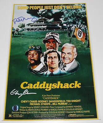 $2999.99 • Buy BILL MURRAY & CHEVY CHASE SIGNED 'CADDYSHACK' 12x18 MOVIE POSTER PHOTO B W/COA 