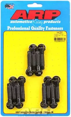 ARP 144-2001 Intake Manifold Bolts Mopar 273-440 Small/Big Block Black Hex Head • $63.95