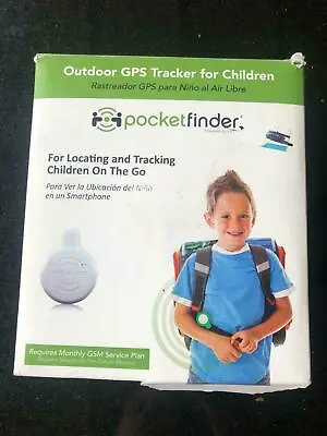 Pocket Finder Outdoor GPS Tracker For Children Seniors Pets - White • $49.99