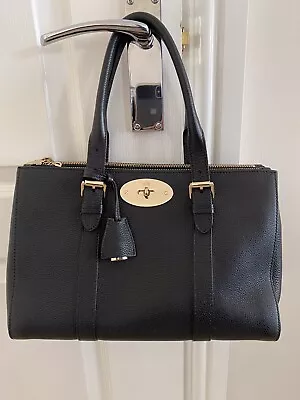 Mulberry Bayswater Black Double Zip Tote  • £450