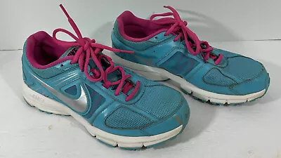 Nike Air Relentless 3 Womens Size 7.5 Blue Pink Running Shoe Sneakers 616596-400 • $7.99