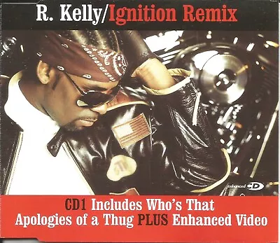 R. KELLY Ignition REMIX & UNRELEASED & VIDEO & EDIT CD Single USA Seller SEALED • $24.99