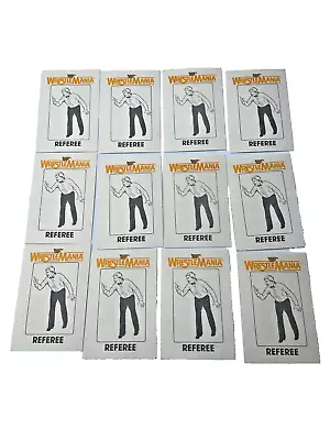 WWE WWF Wrestlemania VCR Game Referee Replacement Cards • $9.34