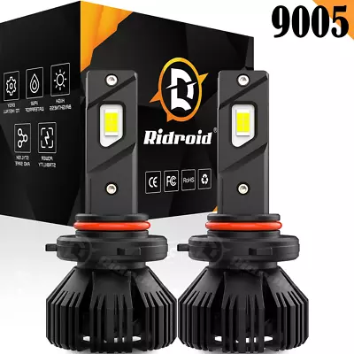 Pair 9005 HB3 LED Bulb High Beam 200W 20000LM For GMC Sierra Yukon XL 1500 2500 • $22.99