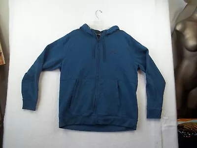 Under Armour Threadbone Hoodie Sweatshirt Mens XL Blue Full Zip Coldgear Loose • $14.91