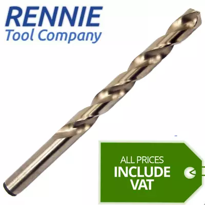 HSS Gold Cobalt Jobber Drill Bit - For Drilling Stainless Steel & Hard Steels • £12.99